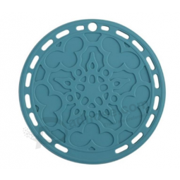 Custom Made Silicone Cup Mat Round Tea Cup Coaster with high quality and any size