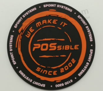 Advertising Silicone Cup Mat Rubber Coasters for Beer with high quality and any size