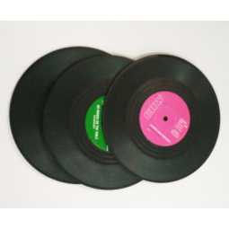 Custom logo printed silicone coaster silicone cup mat