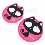New design rubber coaster custom logo silicone beer mat 