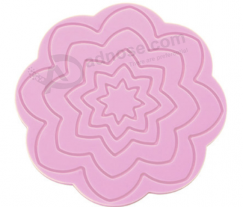 Best selling silicone tea cup mat rubber coaster factory