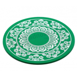 Personalized table protector coffee rubber silicone cup mat