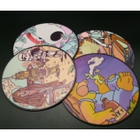 Eco-friendly Soft PVC Plastic Material Coffee Cup Coaster
