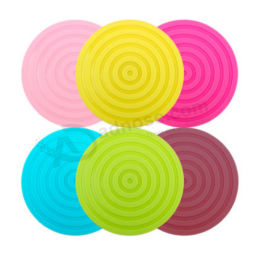 Silicone coaster anti rubber slip coaster custom logo