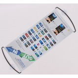 Promotie hand te trekken banner hand scrollen vlag te koop