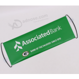 Aangepaste logo gedrukte hand scroll vlag voor reclame