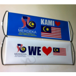 Promotionele intrekbare hand held vlag scrollende reclamebanner