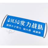 High quality retractable function hand scroll sport banner with high quality and any size