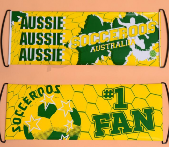 Fashion design cheering fan scrolling hand banner with high quality and any size