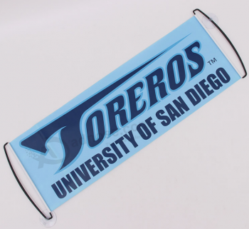 Custom paper scroll flag hand paper flex banner with high quality and any size