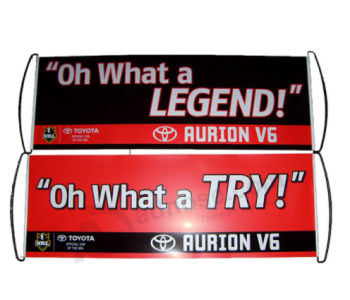 Hand scrolling advertisement banner scrolling ad banner with high quality and any size