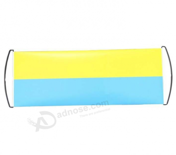High quality hand rolling national flag hand country flag banner