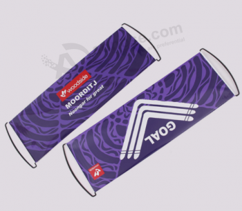 High quality scrolling fan banner fan roller cheering banner with high quality and any size