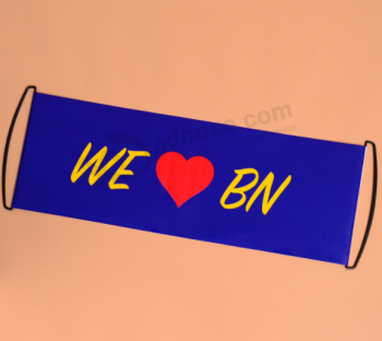 Wholesale Hand Cheering Scrolling Flag Fan Sport Hand Held Banner with high quality and any size