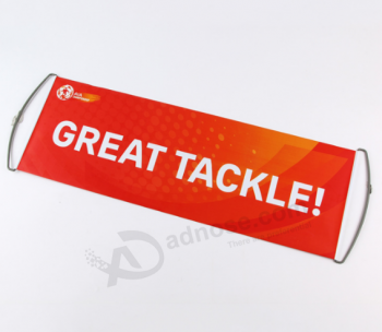 Promotion flag scrolling hand roll up banner custom with high quality and any size