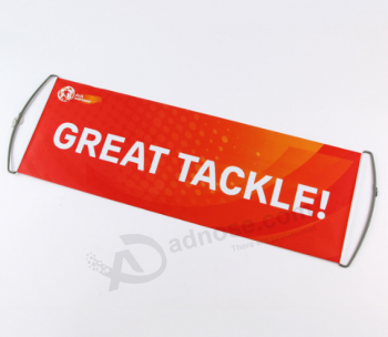 Promotion flag scrolling hand roll up banner custom