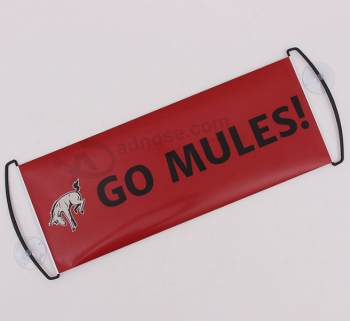 Fan cheering retractable hand held scrolling banner wholesale with high quality and any size