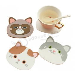 Cheap Custom Round PVC Drink Cup Coaster For Coffee with high quality and any size