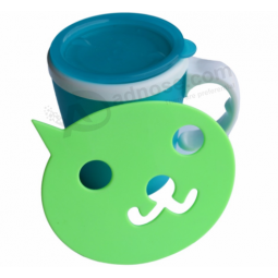 Rubber silicone drink cup coasters set with high quality and any size