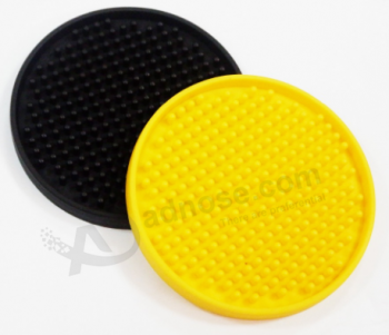 Factory Customized Nonslip Silicone Coaster with convex point with high quality and any size