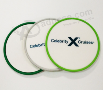 Custom Round PVC Coaster For Drink with high quality and any size