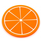 PVC silicone adiabatic cute coaster for gift