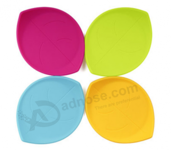 Colorful thicken soft PVC drink coaster cup mat coaster