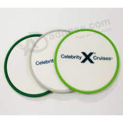 Material macio pvc bebida coaster coaster mat coaster