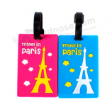 Airplane luggage tag silicone suitcase bag tag travel tag