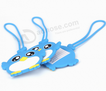 Factory price animal shaped silicone luggage tags
