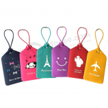 Shaped stylish writable silicone luggage tag printing
