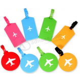 Bright color silicone luggage tag silicone name tag