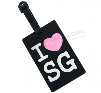 Bulk wholesale custom silicone tags for baggage
