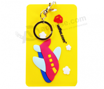 rubber luggage tag embossed silicone bag tags