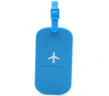 Bulk custom made airplane hard plastic luggage tag