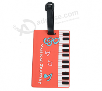 Top sell silicone plastic PVC travel bag tags