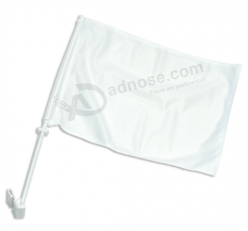 China supplier custom funeral car flag with pole