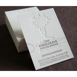 Top quality letterpress visiting name cards custom