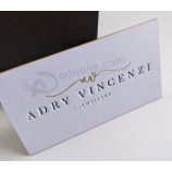 золотая фольга тисненый логотип визитная карточка обычай