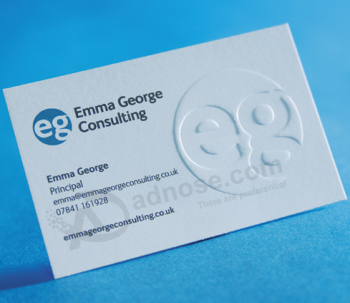 Factory Wholesale Embossed Business Calling Card