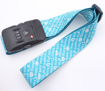 Hot Selling Colorful Polyester Luggage Elastic Band with high quality and any size