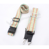 Personalized design colorful polyester shoulder strap with your logo