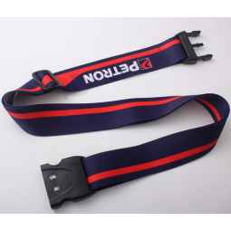 Sublimation printing polyester luggage travel strap custom with your logo