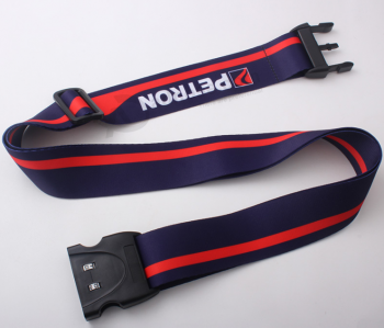 Sublimation printing polyester luggage travel strap custom with your logo