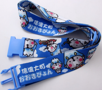 50mm width polyester cartoon luggage belt for children with high quality and any size