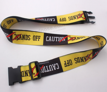 Promotional Custom Logo Adjustable Travel Luggage Straps with high quality and any size