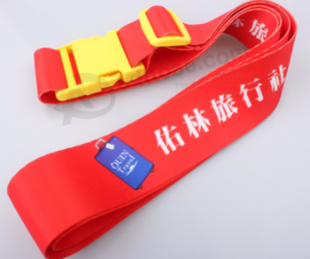 Best price plastic buckle retractable luggage belt with high quality and any size