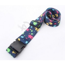 Factory custom polyester suitcase strap with low moq with high quality and any size