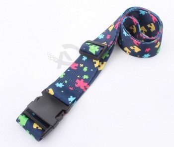 Factory custom polyester suitcase strap with low moq