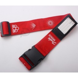 Cinturón de equipaje de sublimación promocional personalizado con etiqueta de identificación